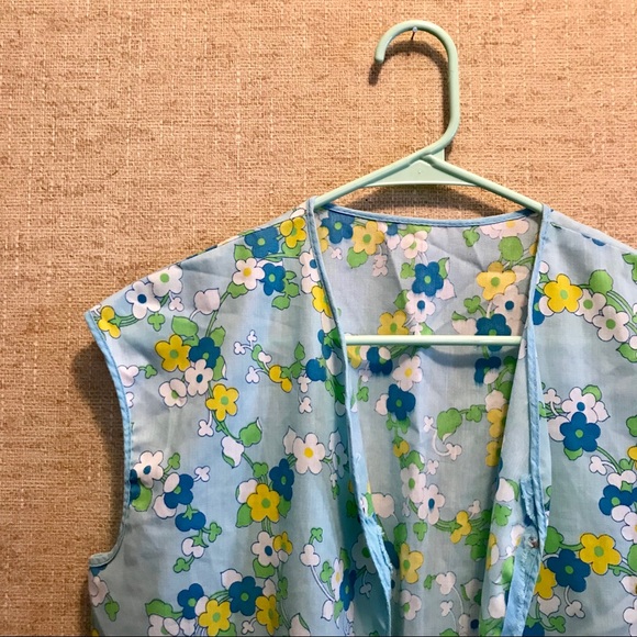 Vintage Groovy Floral Apron/Smock - Picture 2 of 8